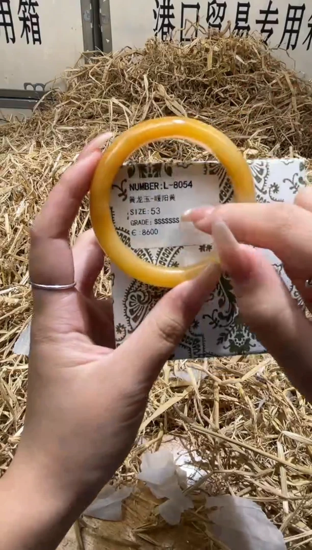 未镶嵌手镯石英质玉L8054B