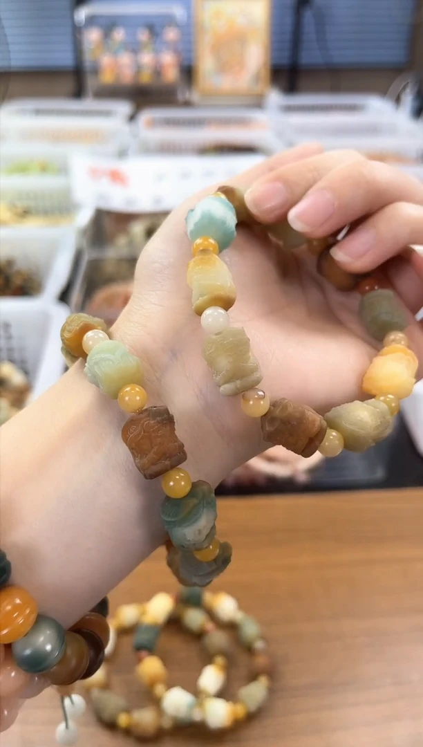 【闪购商品】菩提根/象牙果手串扎基单圈12mm