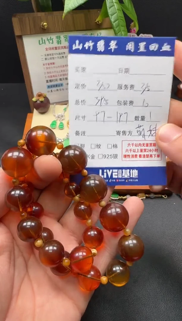 琥珀颈饰未镶嵌3002746