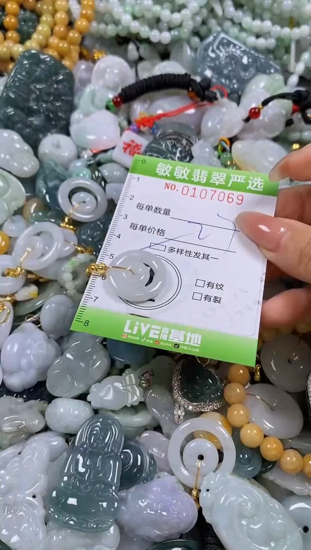 【闪购商品】翡翠颈饰未镶嵌闪购0107069多样性发其一