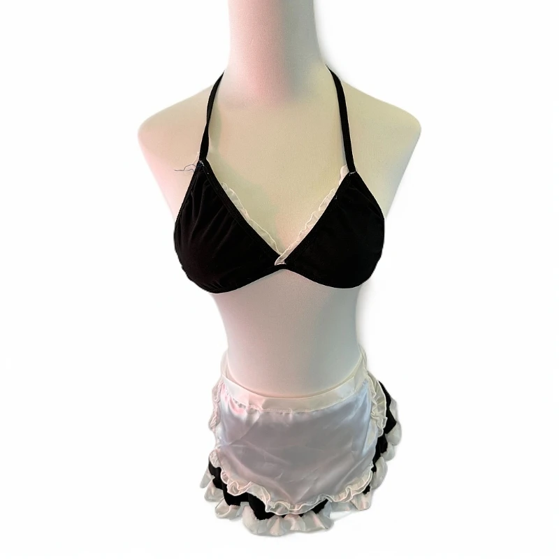 清纯学生装猫咪制服纯欲旗袍组合套装