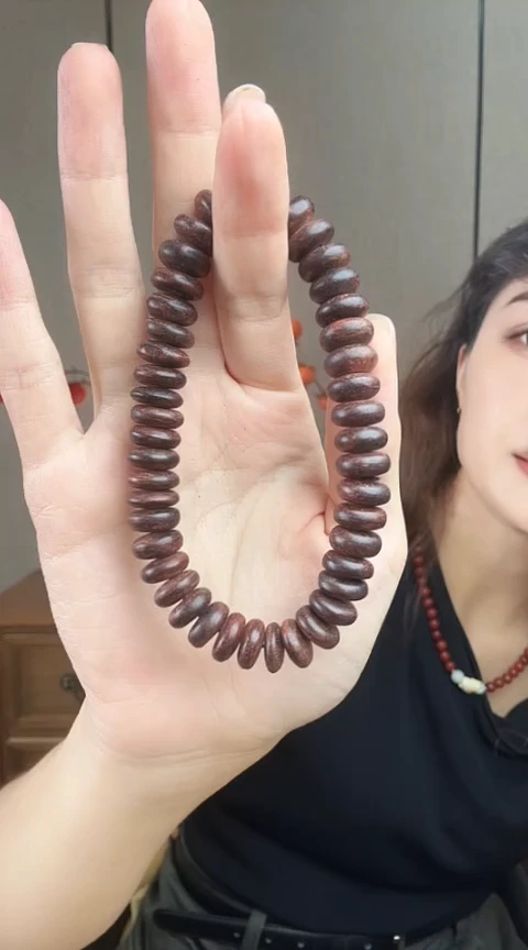 降真香手串/手链海南十亩香 随型算盘珠单圈