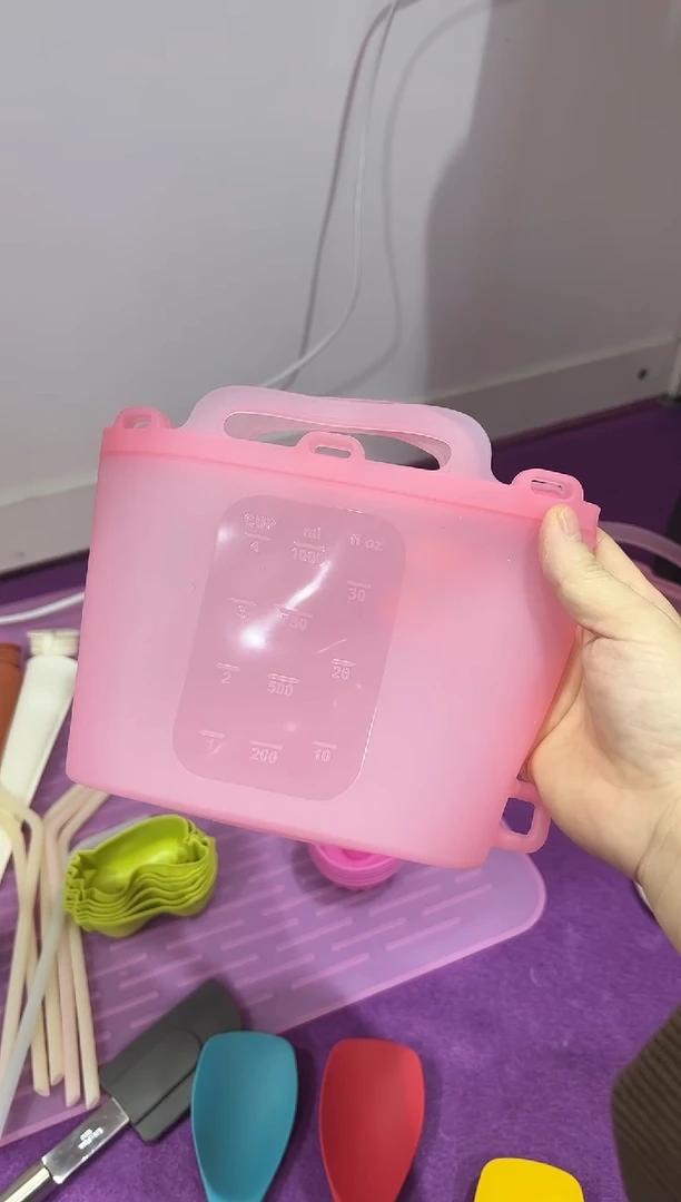 硅胶透粉-1000ml保鲜袋