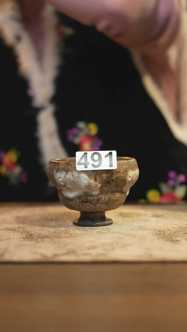 陶瓷茶器茶具主人杯491微瑕