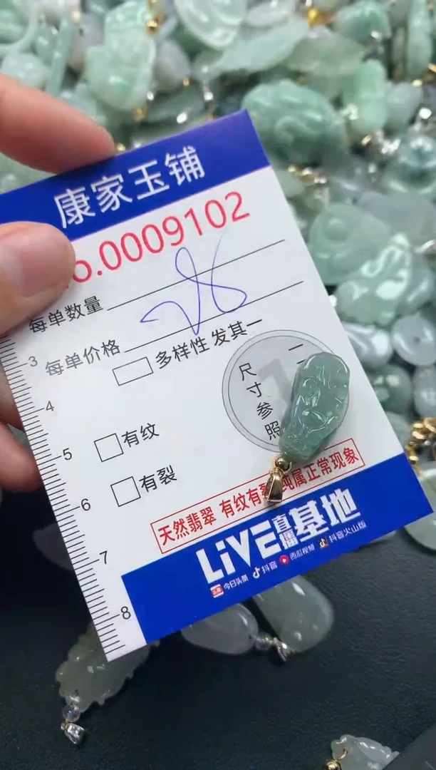 颈饰未镶嵌翡翠9102