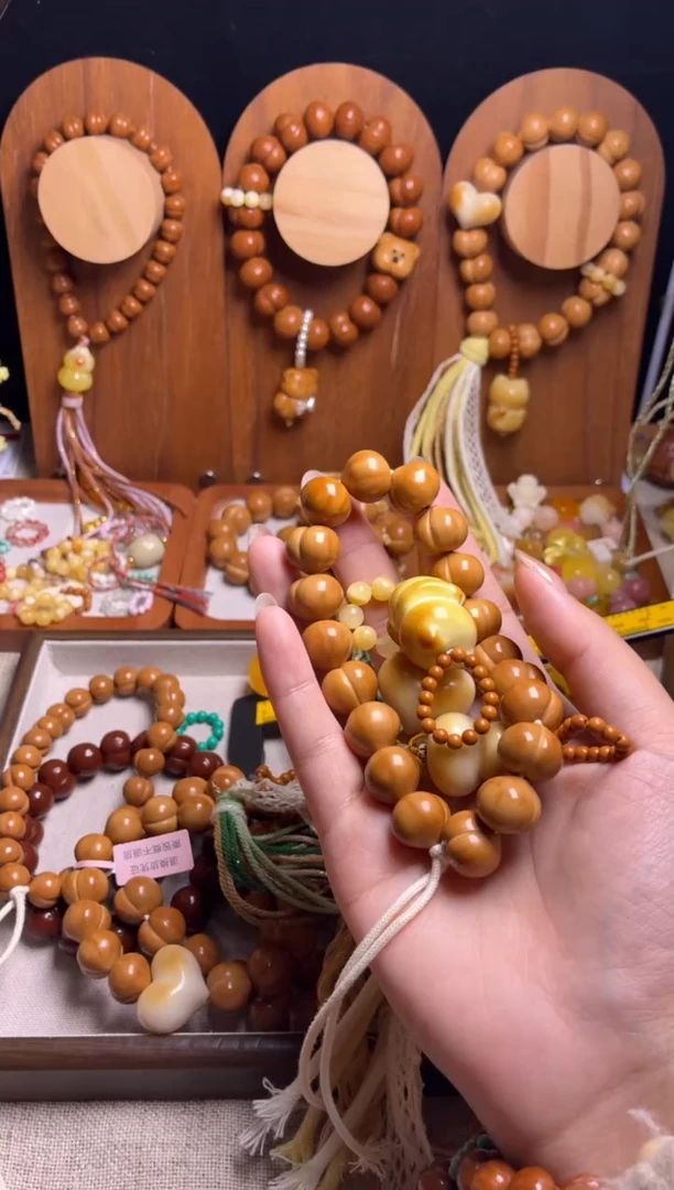 手串猴头核桃小*瑞牙果葫芦吊坠单放