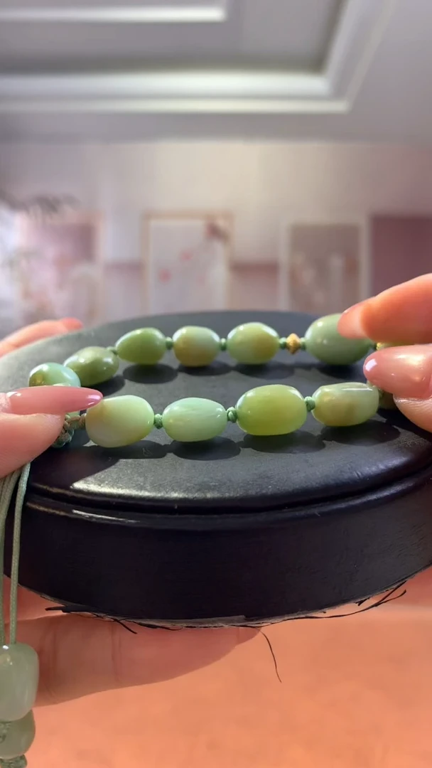 未镶嵌和田玉挂件且末黑羊洞随型单圈