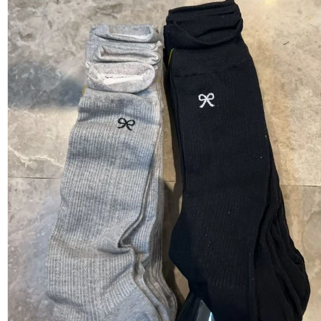 【NO退NO换】韩国东大门春款蝴蝶结袜子