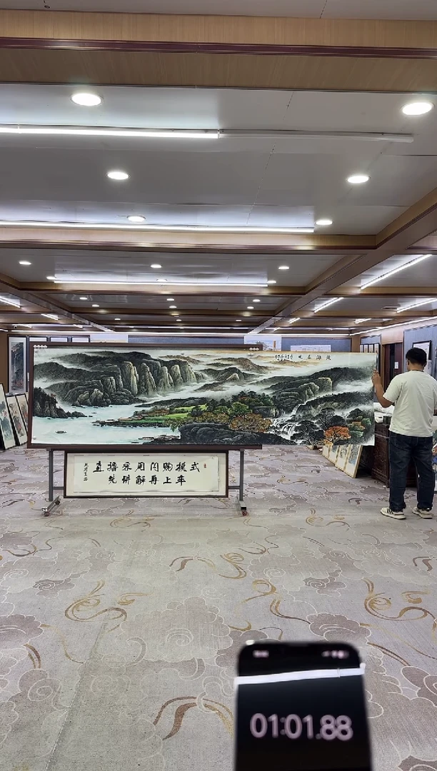 绘画忠*绘画xc邵明义-大丈二-国画
