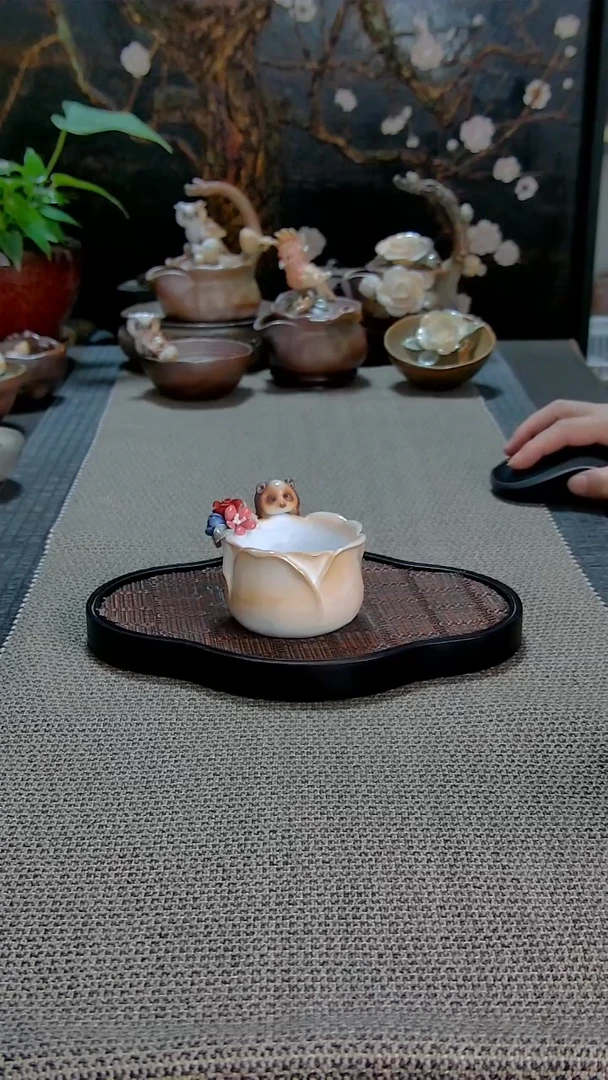 熊猫主人杯柴烧柴烧