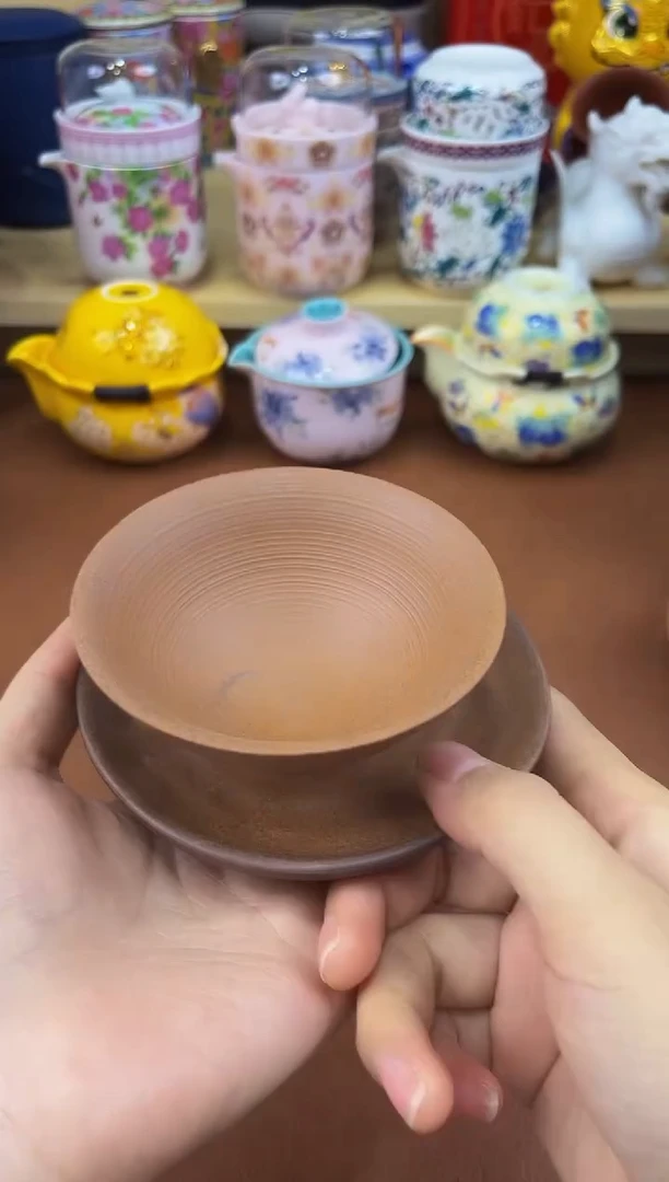 陶瓷茶具摆件旅行套组