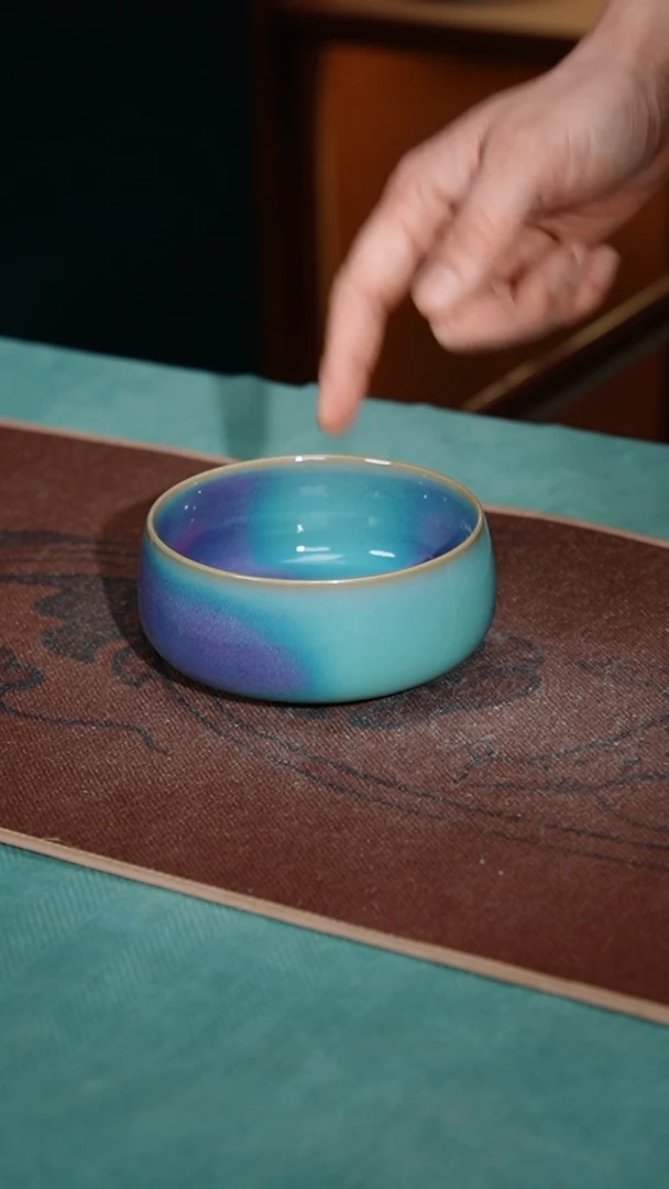 【闪购商品】60-1小罗汉碗（宋钧点斑）