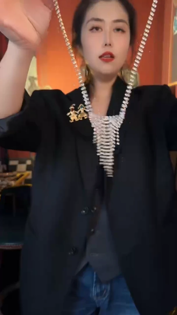 合金无合金无孤品不折腾系列亮晶晶流苏项链