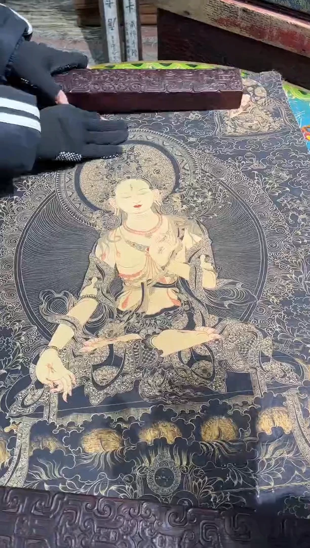 卷轴画天天的唐卡tk160