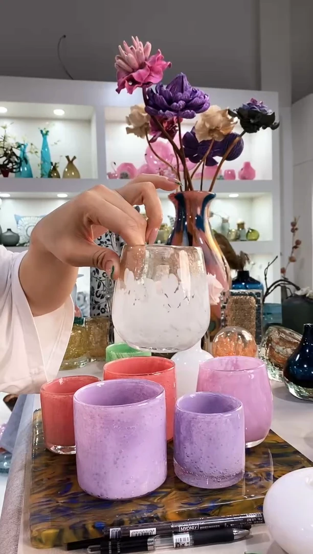 雨***A慕忆家手作琉璃花瓶