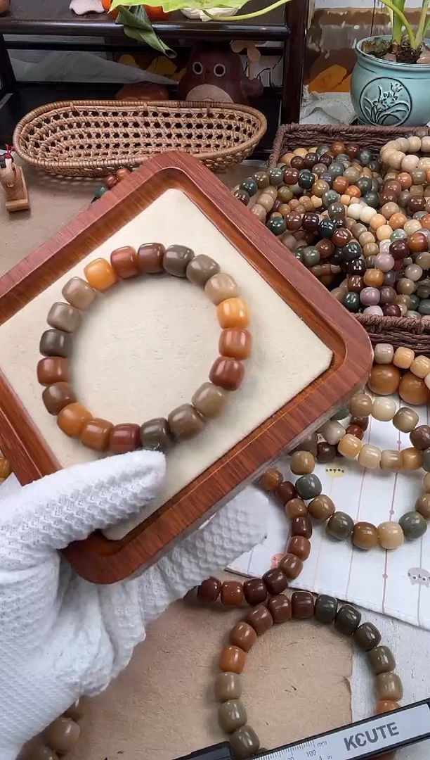 手串菩提根/象牙果a779 卡12.8 干磨莫高窟