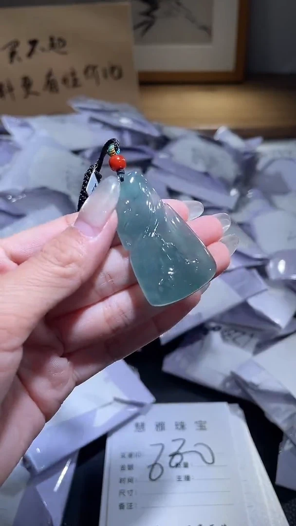 吊坠(不含链)未镶嵌翡翠悟道