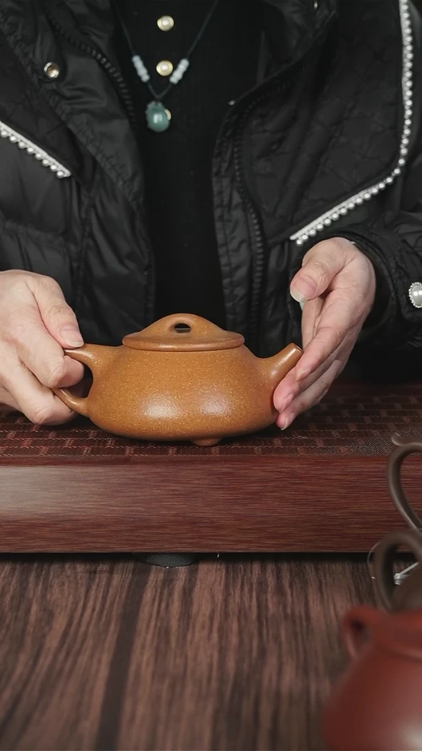 【闪购商品】紫砂茶壶沉香段  景舟石瓢