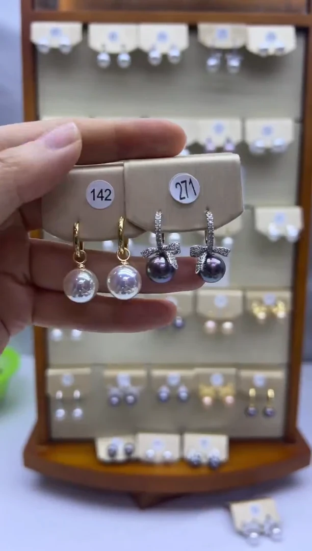 未镶嵌耳饰淡水珍珠142+271