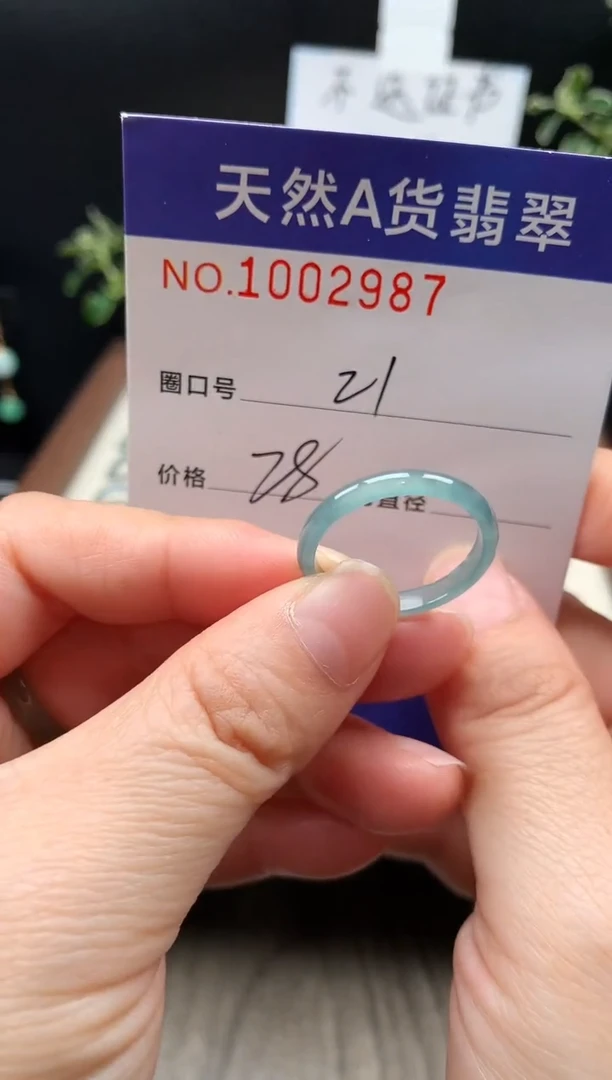 未镶嵌戒指翡翠21#