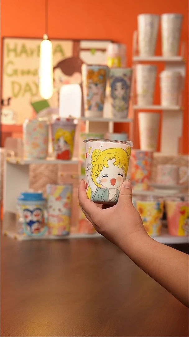 景德镇手工手绘文创陶瓷杯