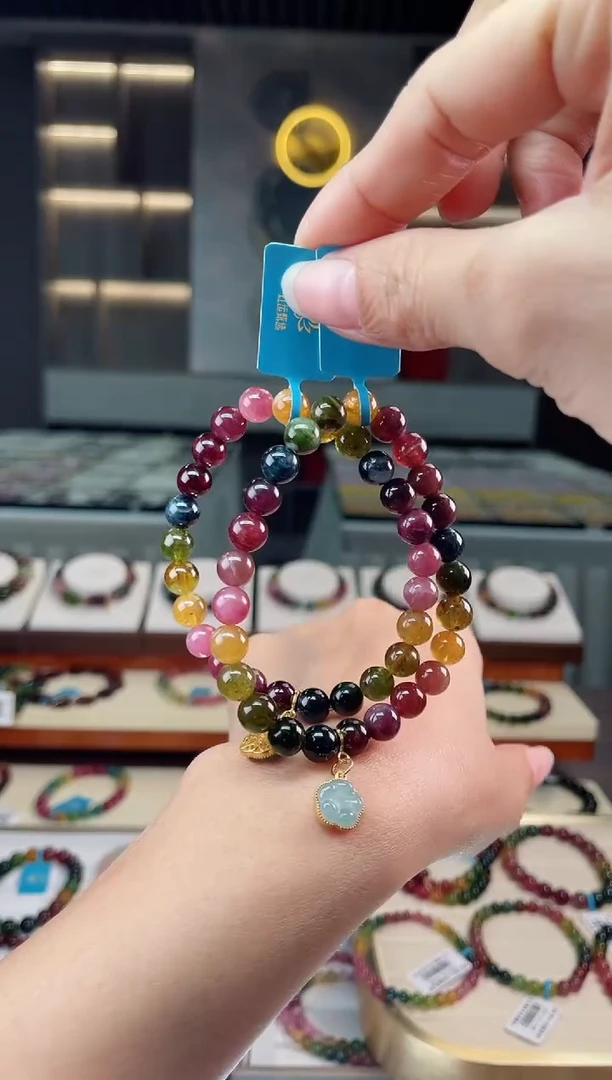 【闪购商品】碧玺单圈手串未镶嵌（多样性发一条）Q