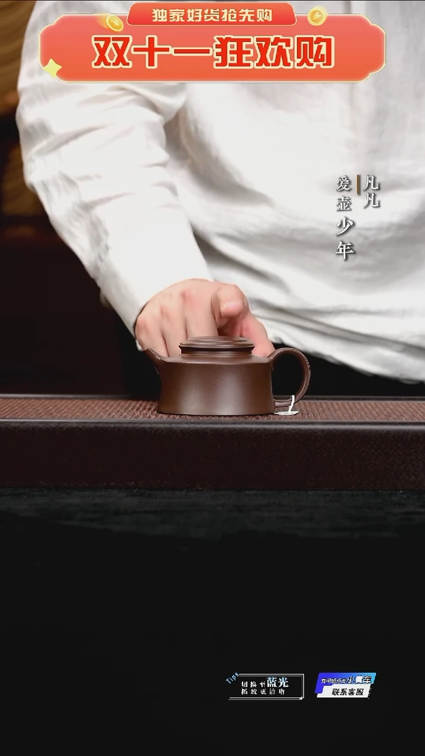 凡凡会客厅&潘俊昌30 立式江雪紫泥155cc