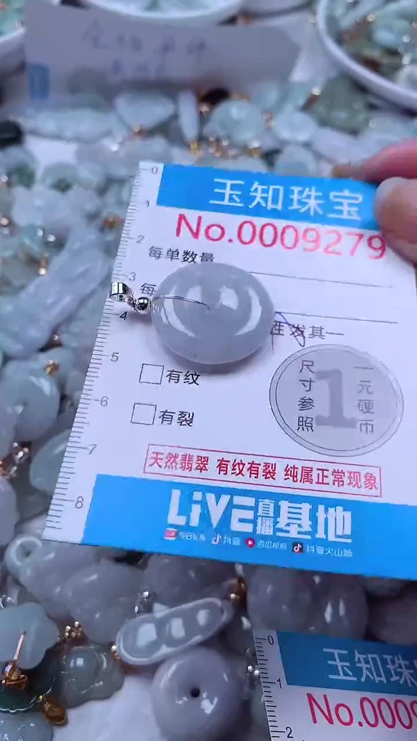 吊坠(不含链)未镶嵌翡翠9279