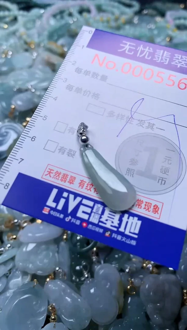 翡翠未镶嵌吊坠(不含链)5564