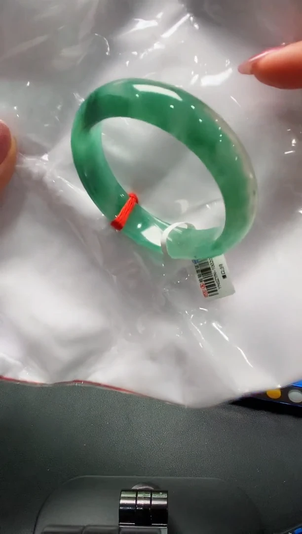 【闪购商品】石英质玉手镯未镶嵌非洲翠（独龙玉）20