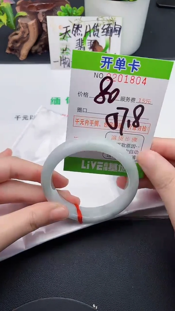 未镶嵌手镯翡翠04天然翡翠A货