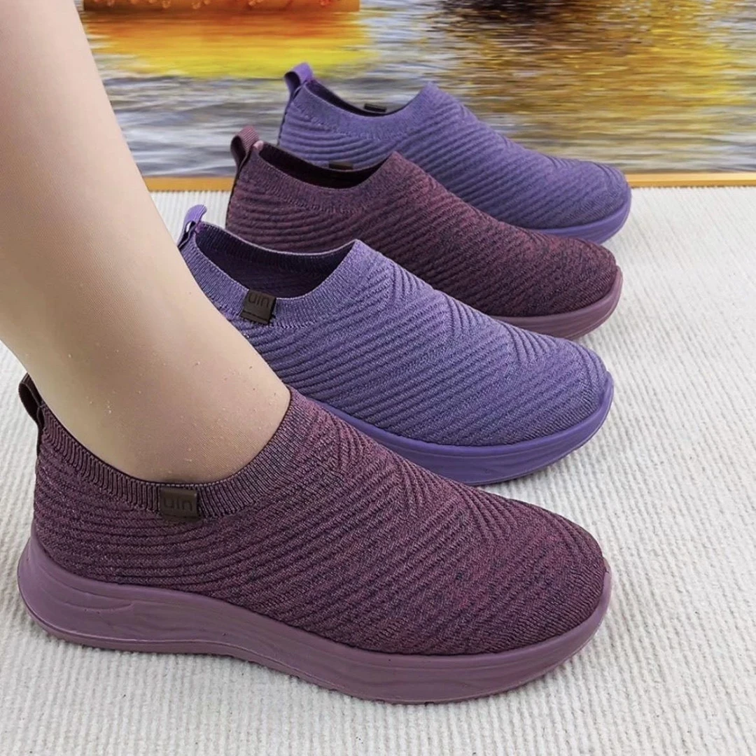 【跳舞鞋】2025秋季新款老北京布鞋广场舞防滑软底健步鞋一脚蹬单鞋