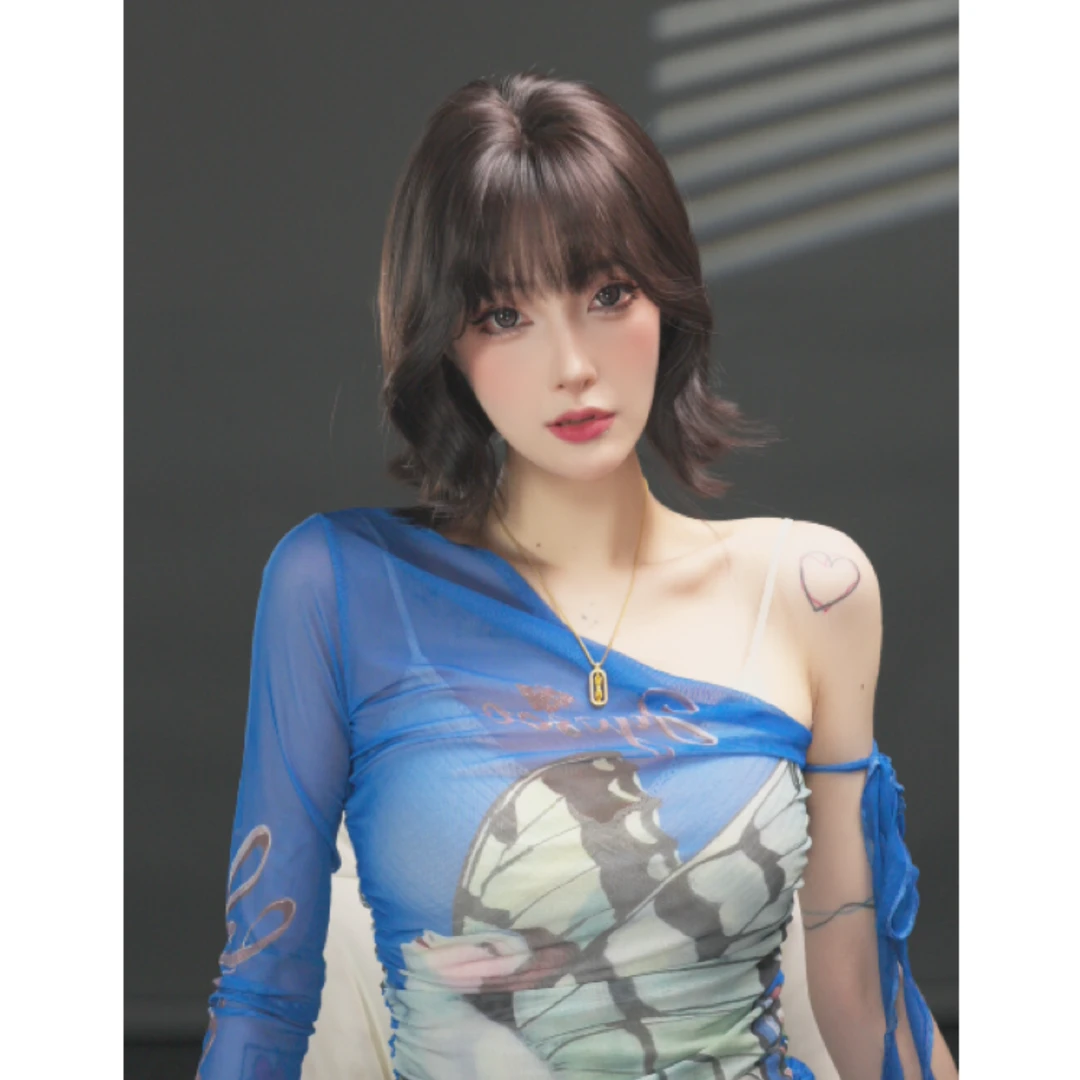 【Wendy短发】假发女全头套隐形无痕仿真发新款网红整顶假发头套