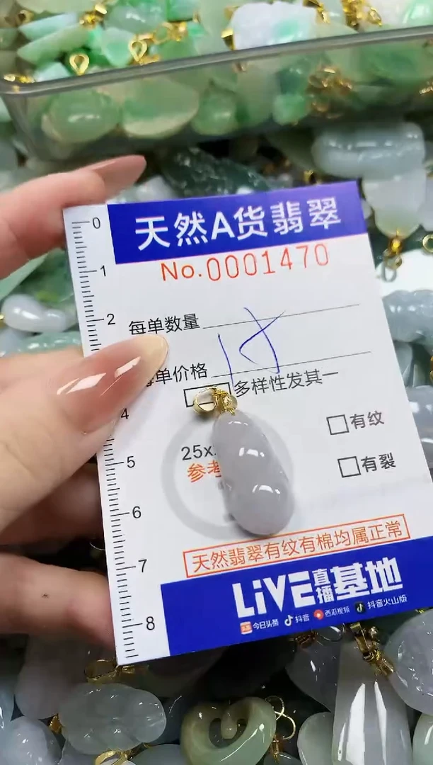 颈饰未镶嵌翡翠天然A货翡翠