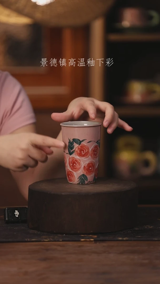 陶瓷景德镇高温釉下手绘陶瓷146