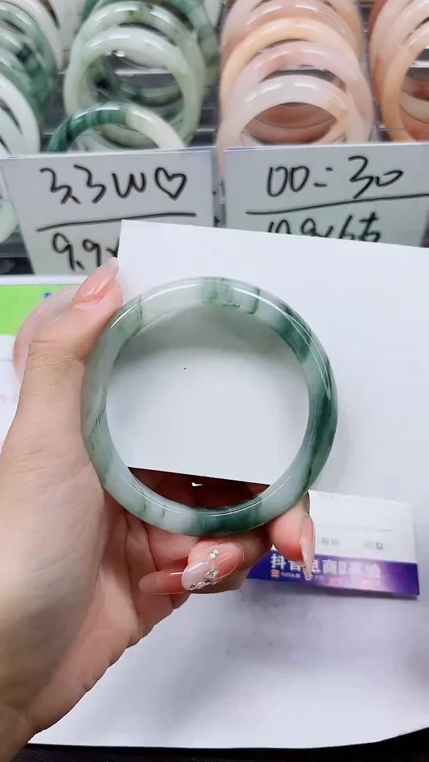 【闪购商品】石英质玉手镯未镶嵌A234-54/55