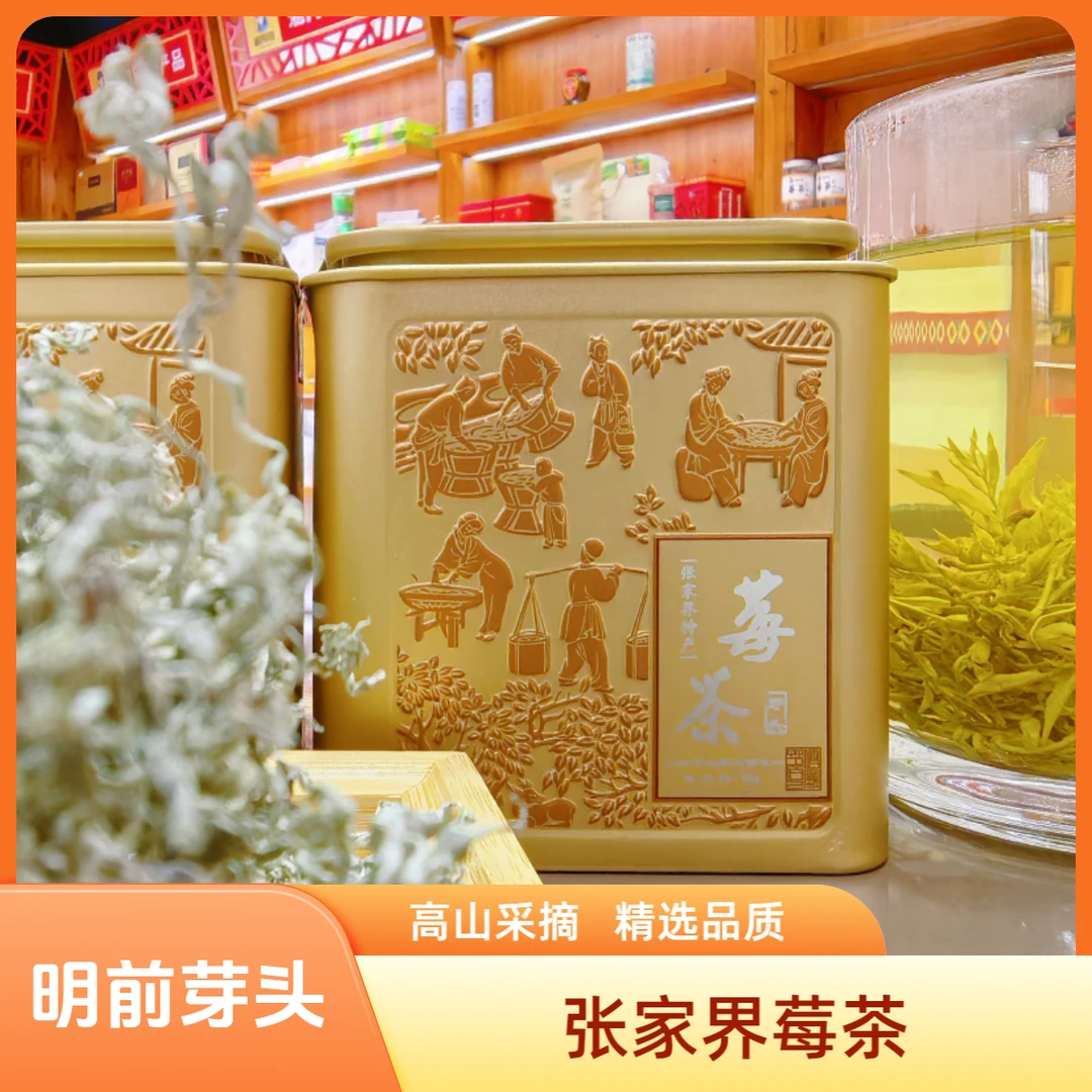 【明前芽头】张家界正宗高山莓茶藤茶送礼佳品