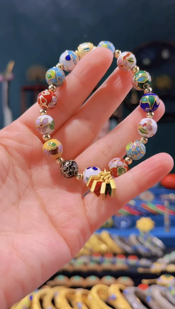 【闪购商品】非遗技艺 景泰蓝手串