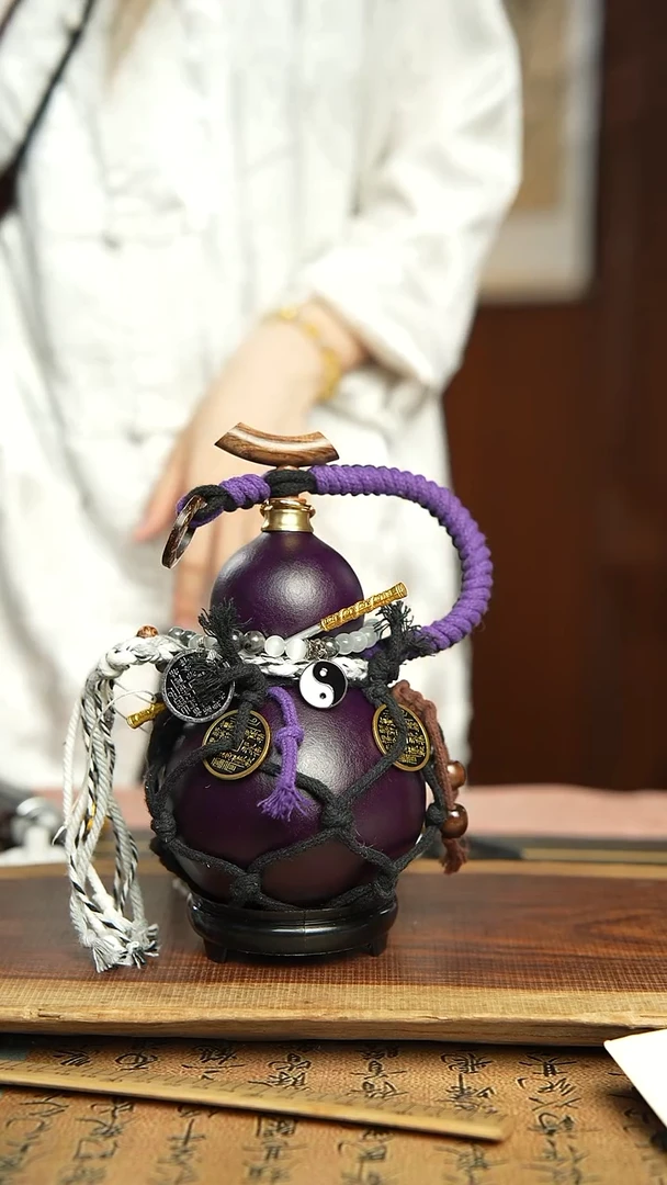 107号500ml左右非遗大漆酒葫芦