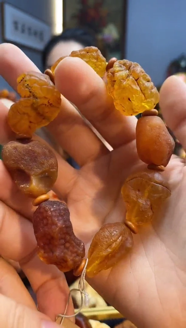 未镶嵌琥珀手串手串