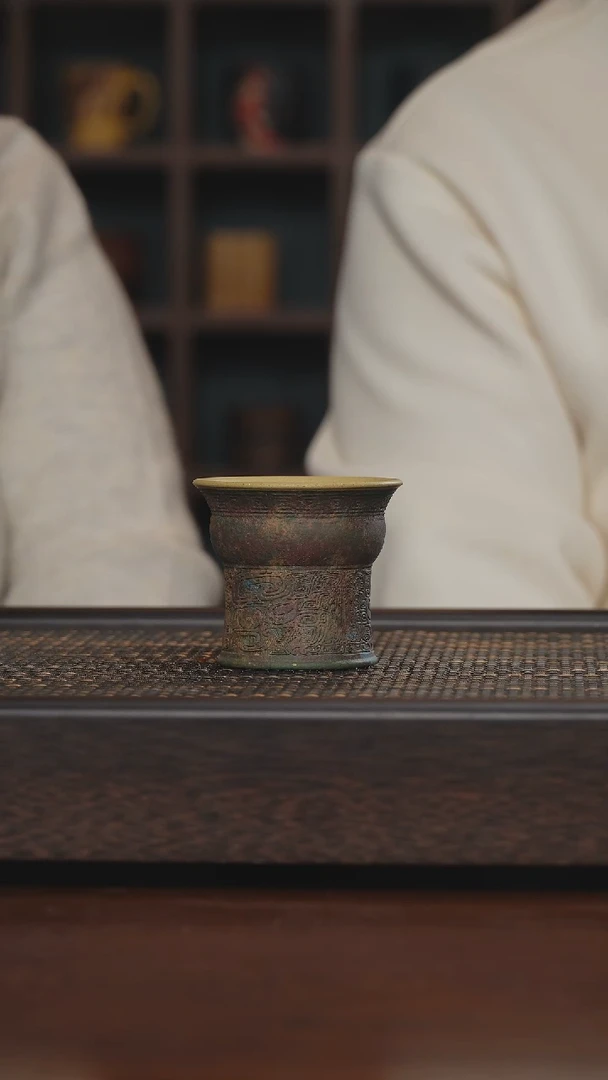 【闪购商品】紫砂茶杯非遗茶器-本绿青铜器