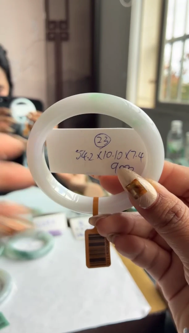 未镶嵌手镯翡翠（淡春彩）23号