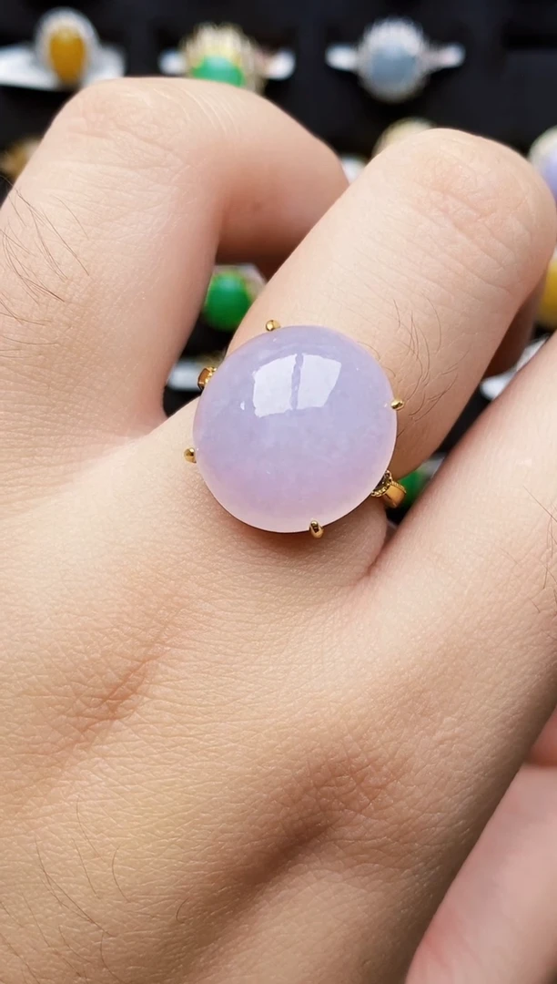 银S925镶嵌戒指翡翠6250