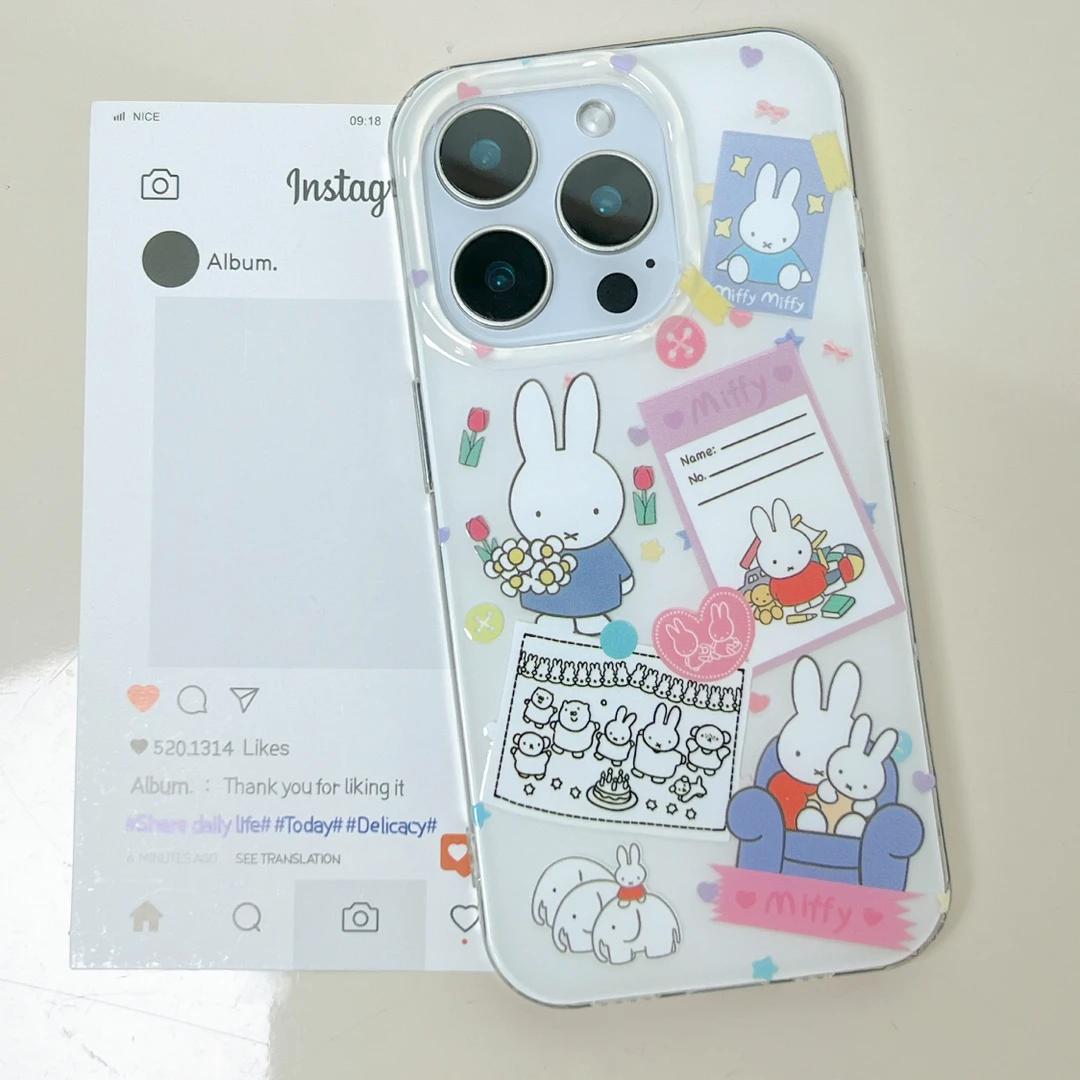 IMD手机壳沙发米菲兔兔适用苹果16iPhone15华为小米oppovivo