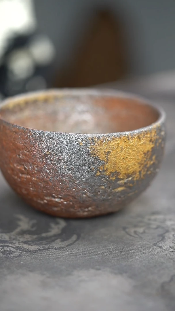 【闪购商品】碗721号邛窑吴松制陶传统高温裸柴烧建水碗