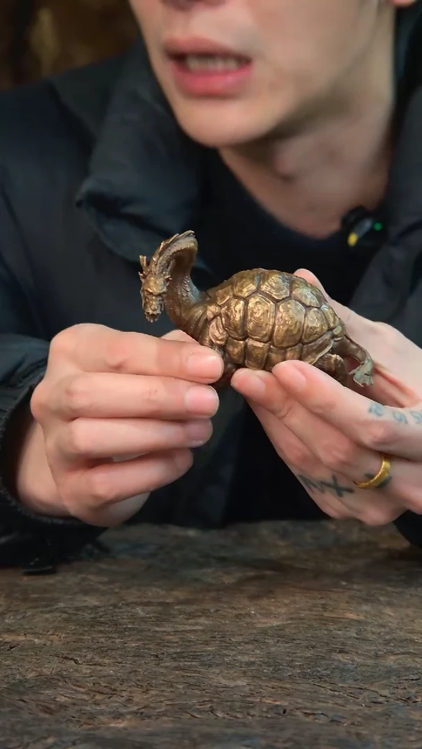 【闪购商品】黄铜小龙龟