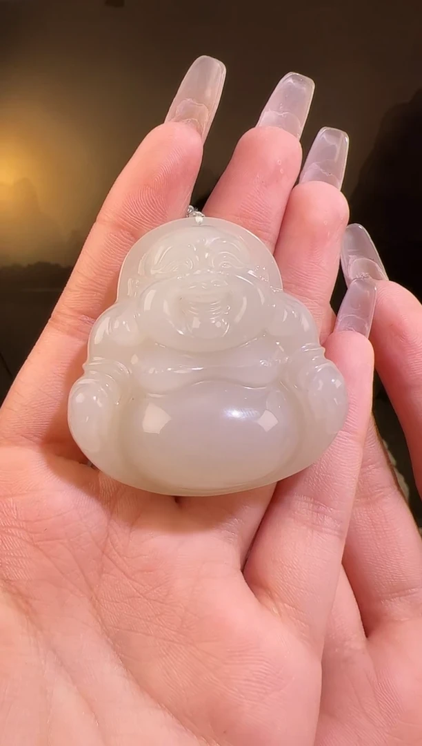 【闪购商品】和田玉颈饰未镶嵌佛公 新p
