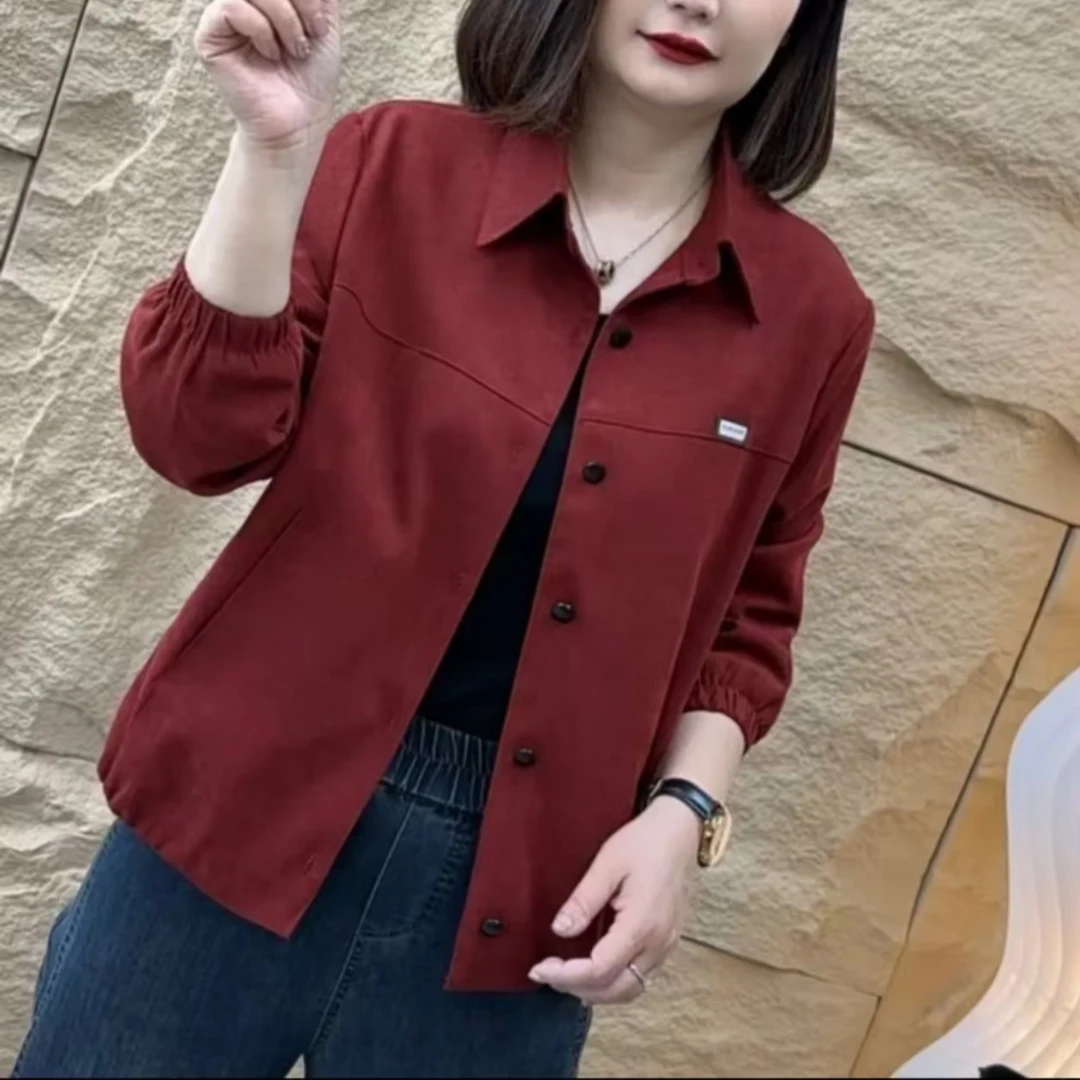 《专柜品质》气质时尚百搭休闲洋气韩版短款宽松上衣外套W女士