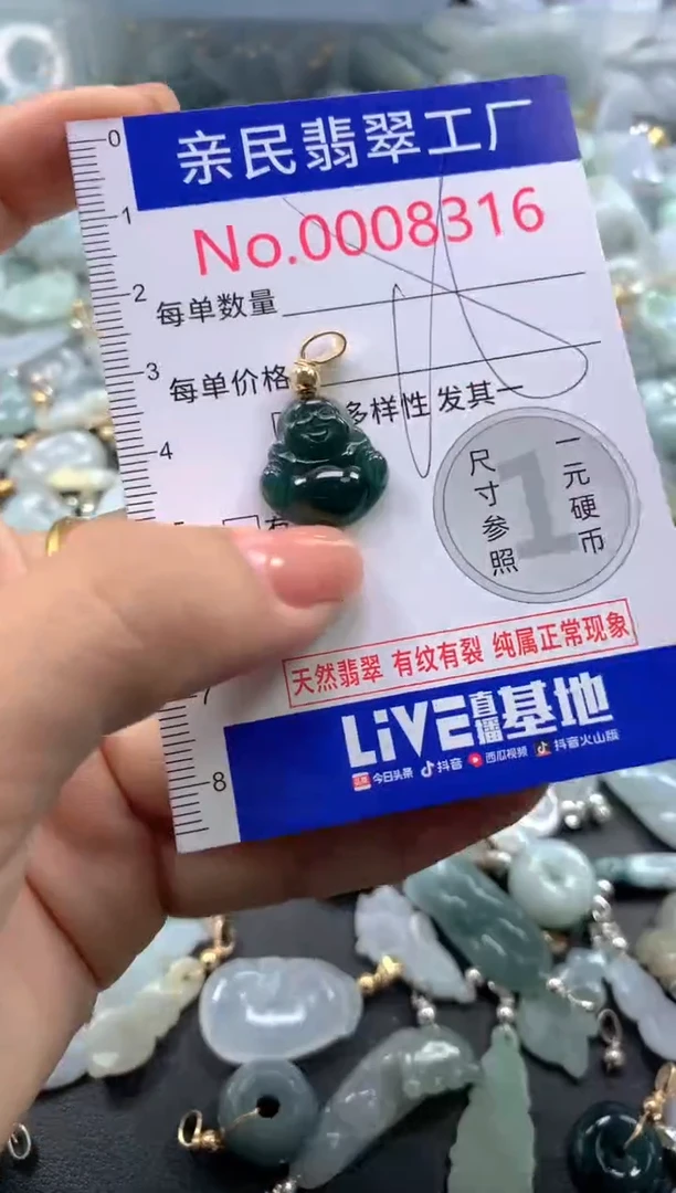 颈饰未镶嵌翡翠8316