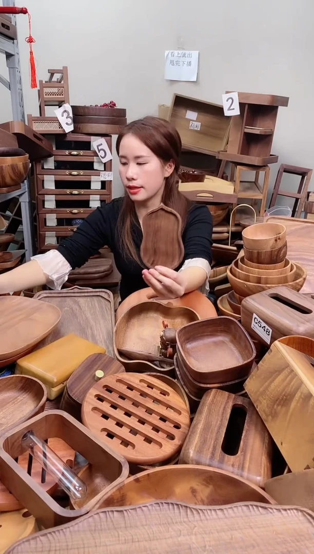 木  北美黑胡桃木葫芦形小底座